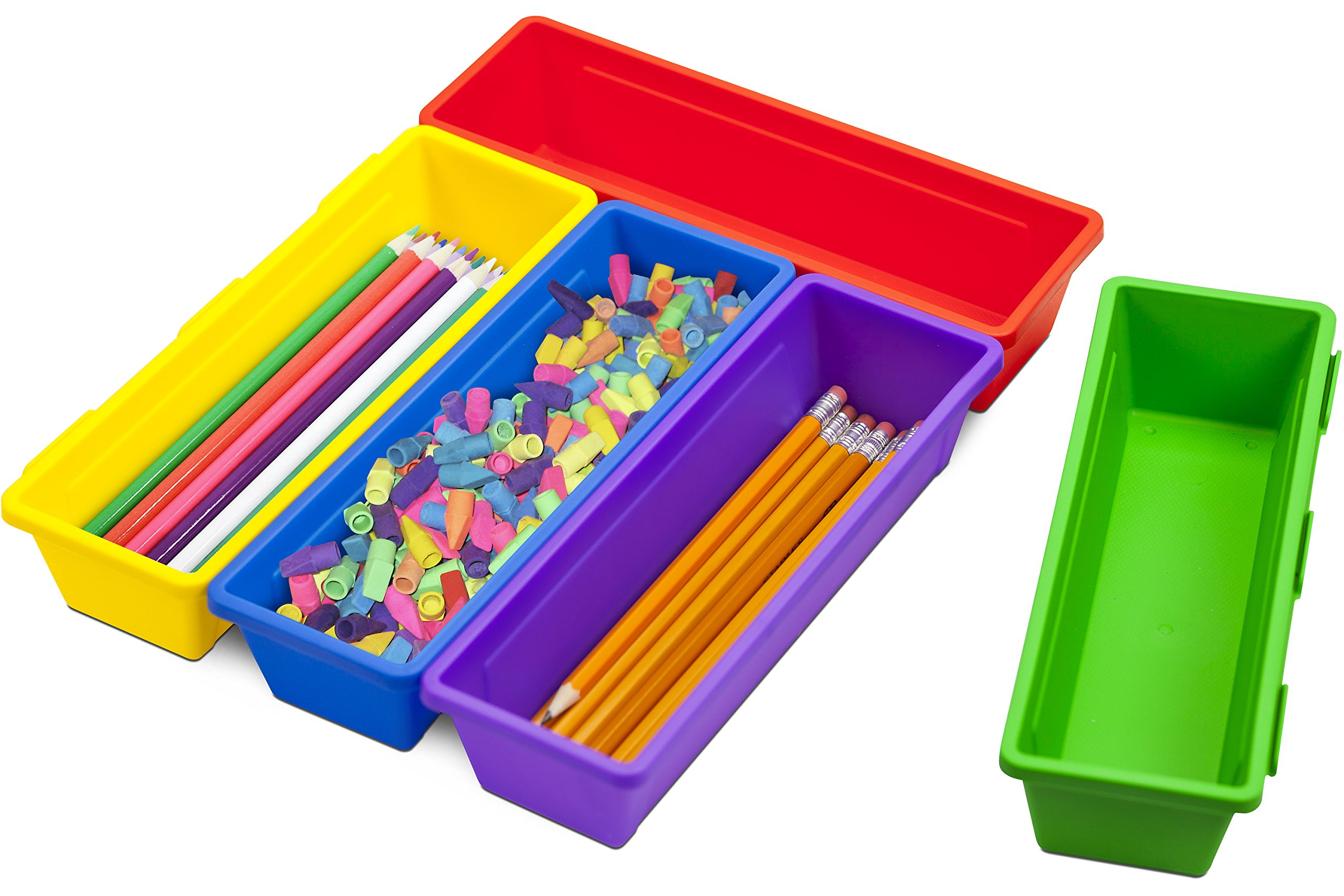 Storex 00160E06C Lot de 6 boîtes de 5 boîtes de rangement de 9 x 3 x 1,9 cm
