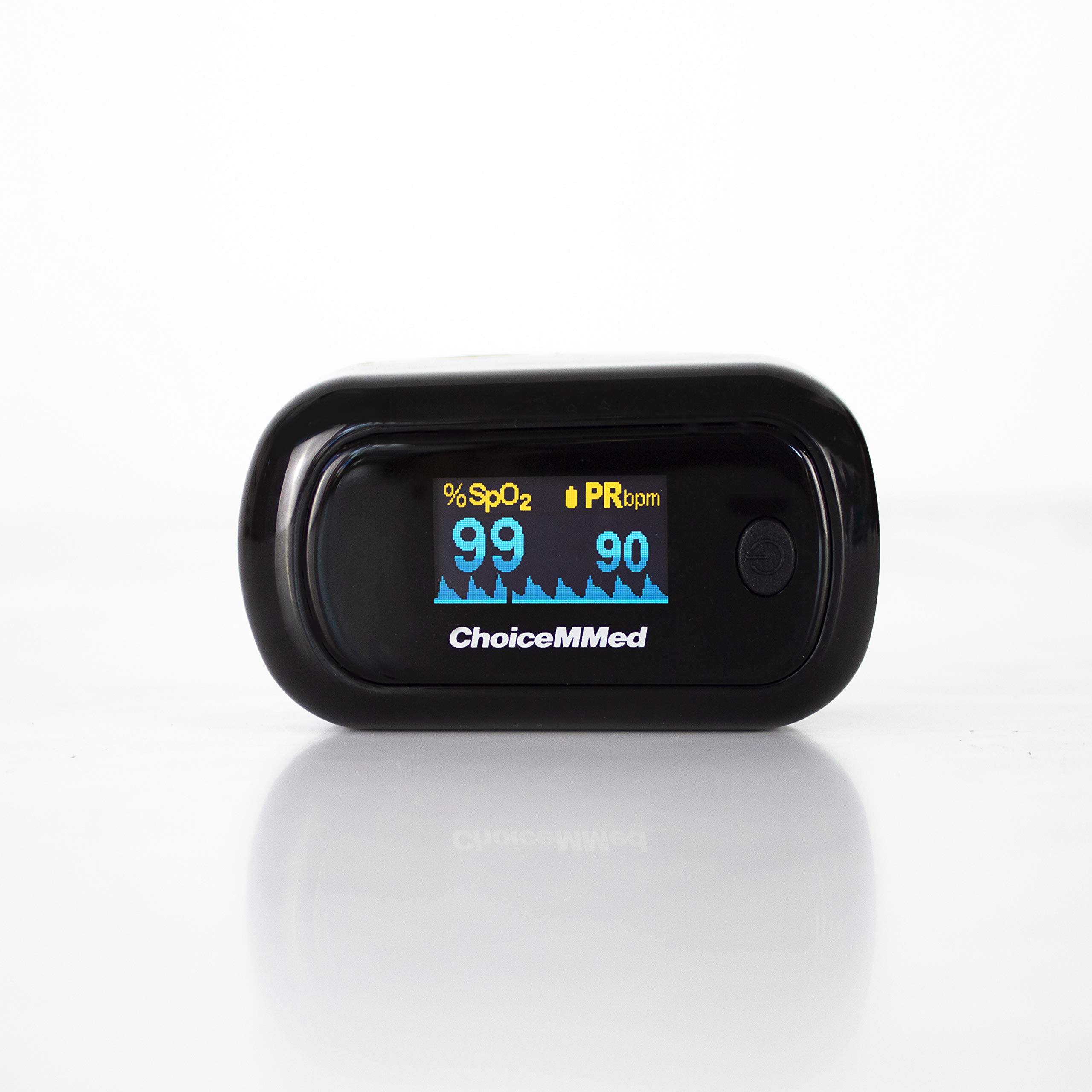 Oxymètre de pouls portable, Doigt, Professionnel pour spo2, Saturomètre, Fréquence cardiaque, Écran oled, Noir