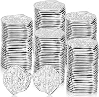 Vista 8 de Hanaive 100 monedas de pirata de plástico falsas réplicas de monedas españolas para fiesta pirata, tesoros, tabla de cofres, cosplay, San Patricio