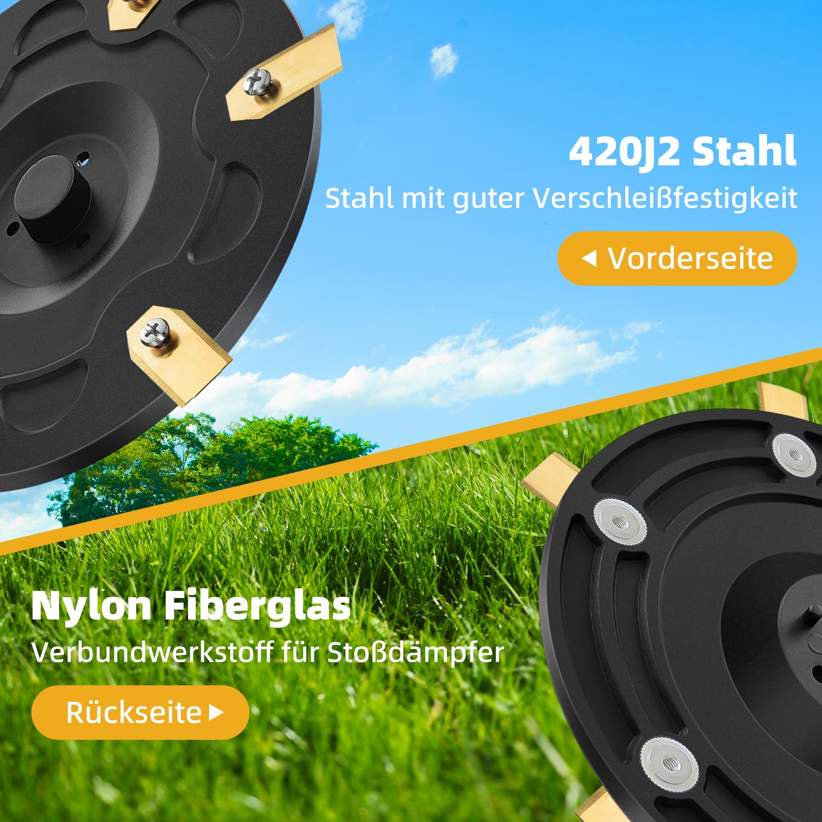 30 Rasenmäherroboter Klingen + Schrauben - Passend Für Navimow Modelle