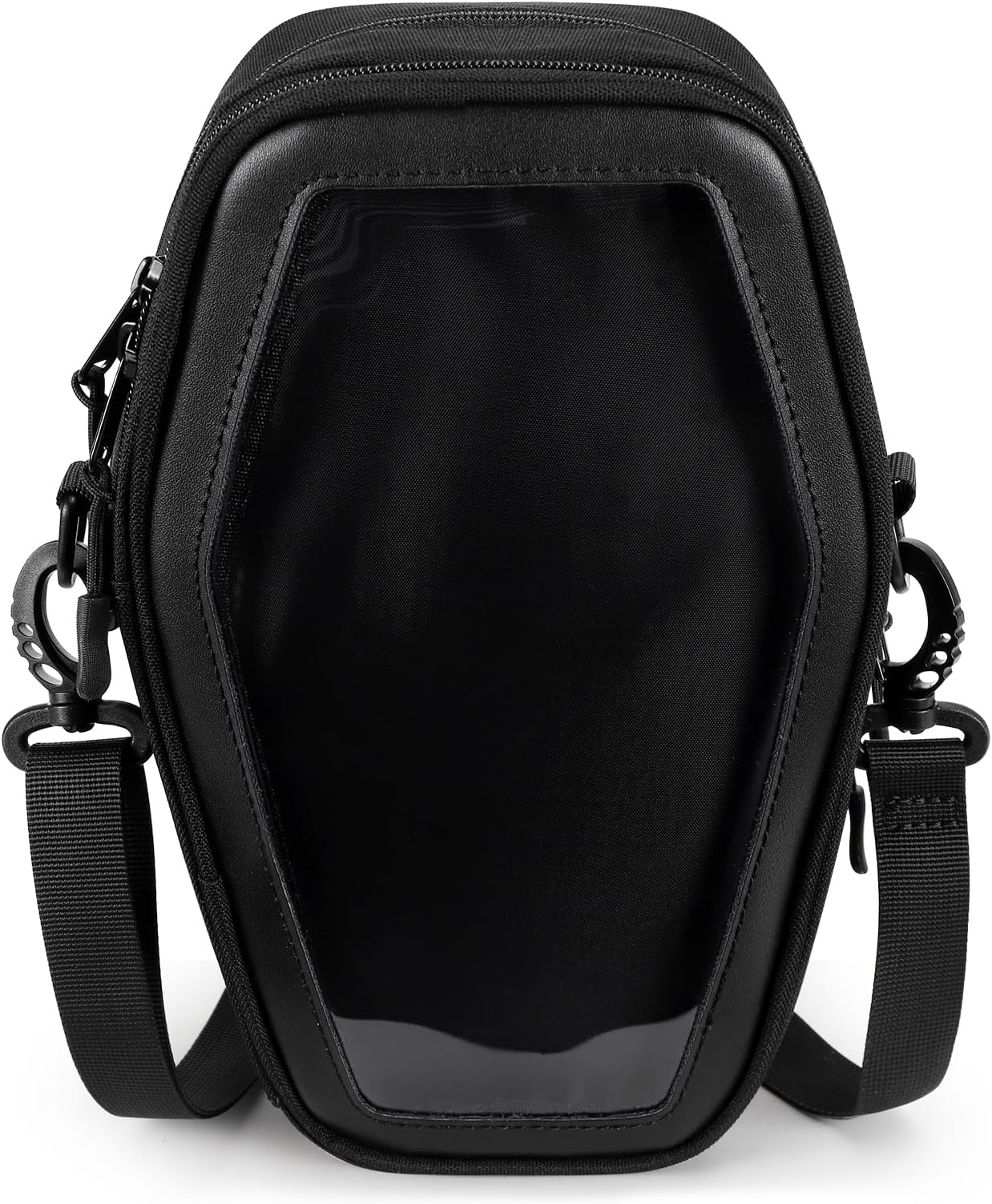 Ita Coffin Purse with Insert Gothic Crossbody Bag for Halloween
