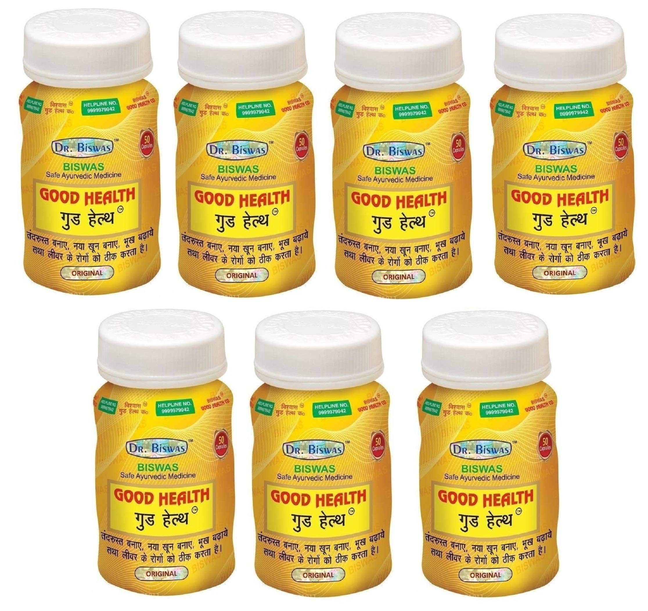 Dr. Biswas Good Health 50 Capsules (Pack of 7)