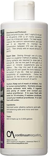 Miniatura 9 de Continuum Aquatics Reef Sculpture B - Sistema de calcio y alcalinidad iónicamente equilibrado para todos los acuarios marinos de peces y arrecifes,
