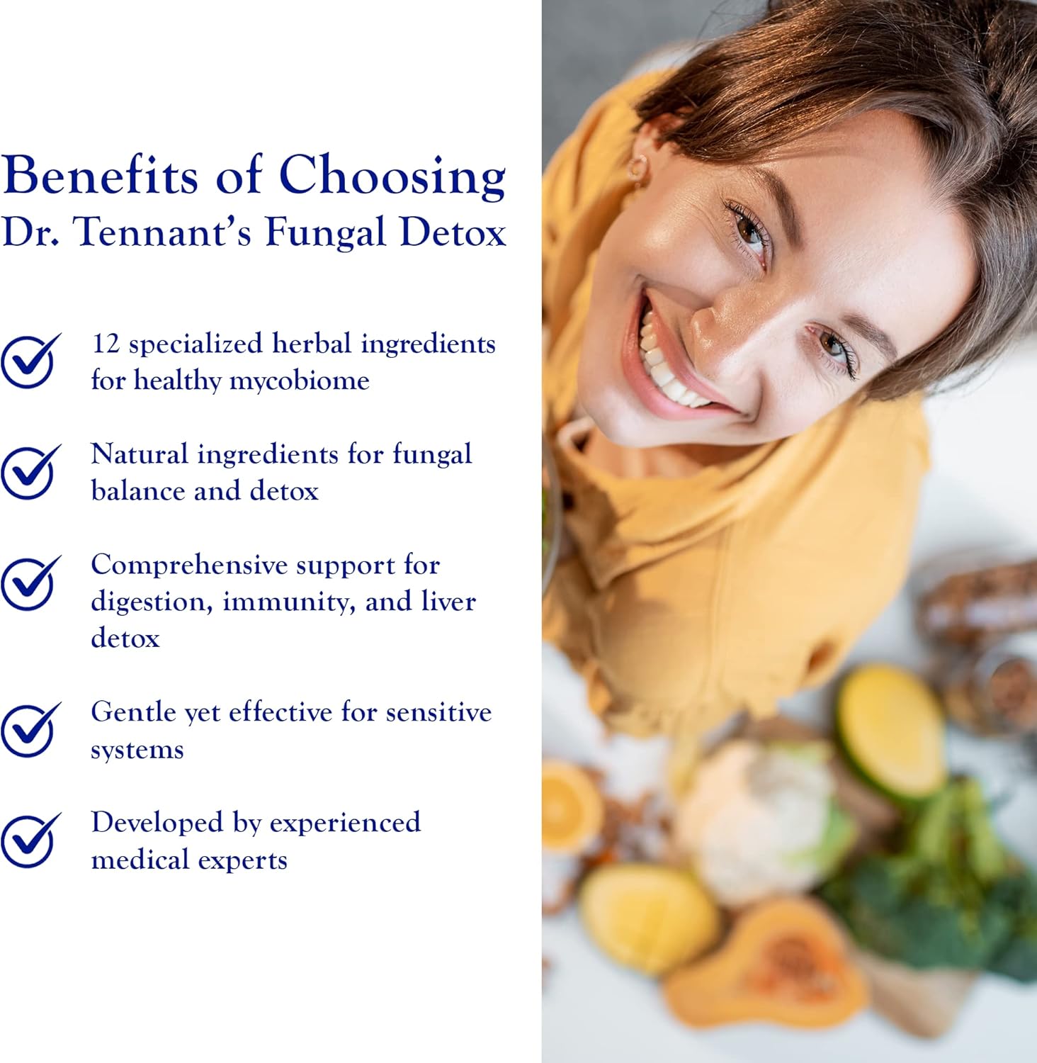 Dr. Tennant's Fungal Detox | Candida Cleanse, Mood & Hormone Balance | Promotes Healthy Yeast Levels & Gastrointestinal Health - Image 5