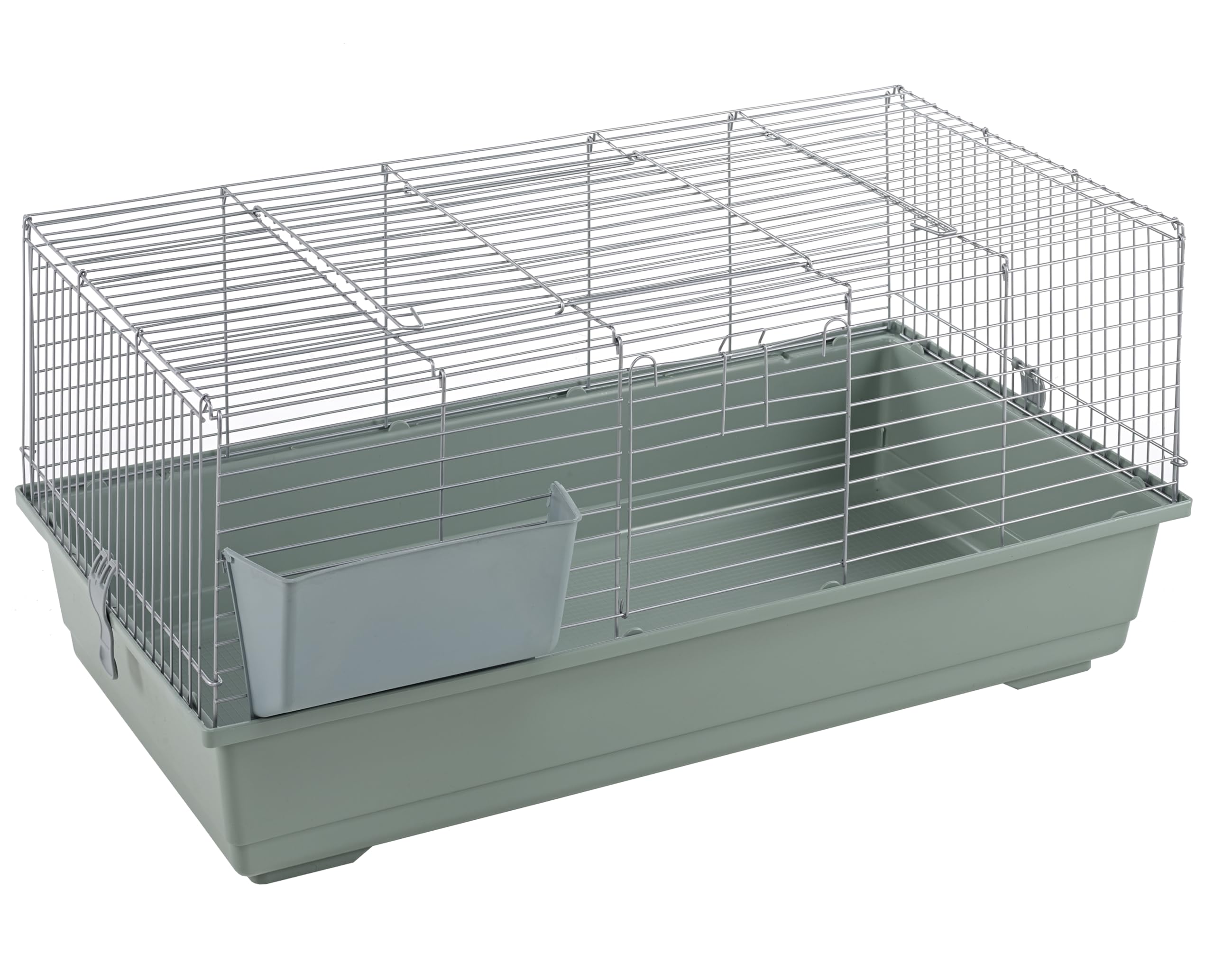 Little Friends Large Rabbit Cage - Grey