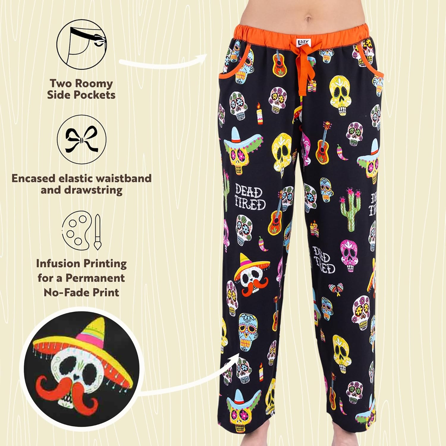 Lazy One Pajamas for Women, Cute Pajama Pants and Top Separates - Image 6