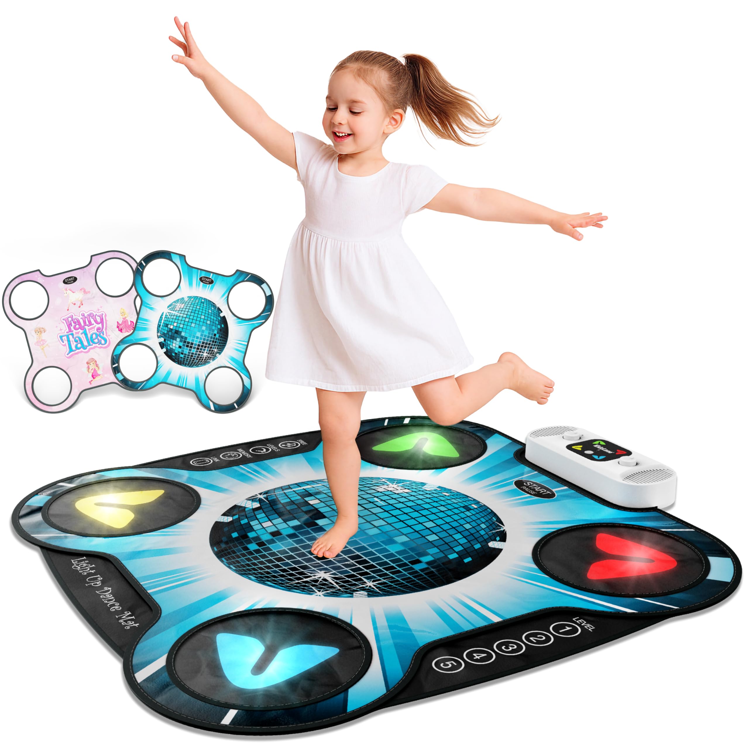 Amazon.com: Kidzlane Light Up DJ Dance Mat for Kids - Bluetooth