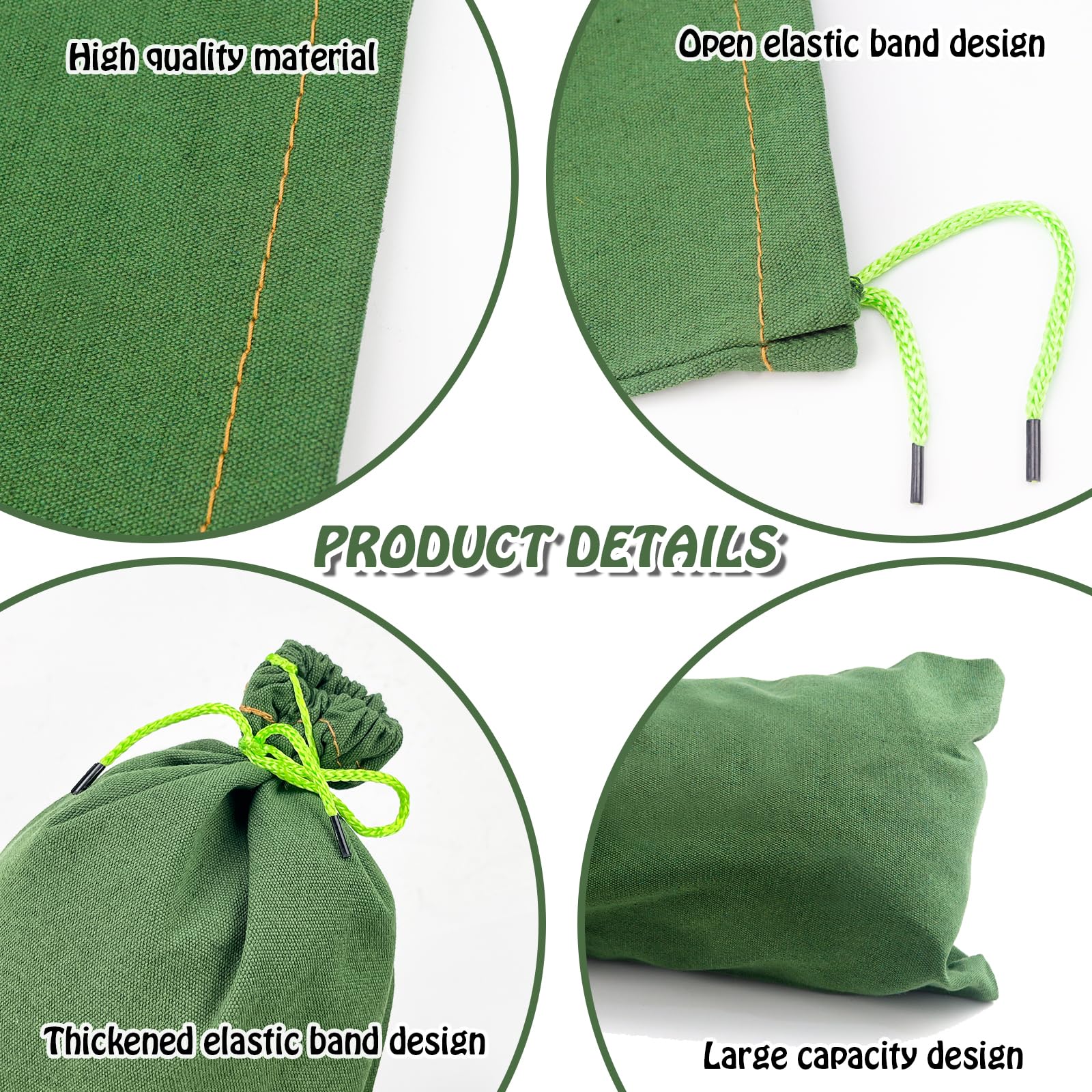 Sacos de arena para inundaciones, 4 unidades, reutilizables, con cinta de amarre, para inundaciones, lluvia, control de agua, barrera de inundación
