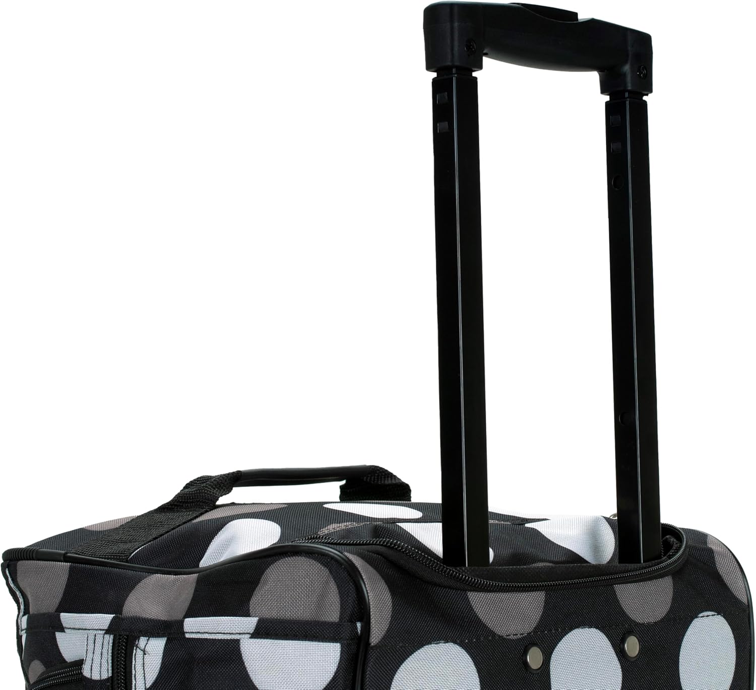 Rockland Rolling Duffel Bag, Black, 22"