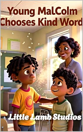 Young Malcolm Chooses Kind Words Book Cover