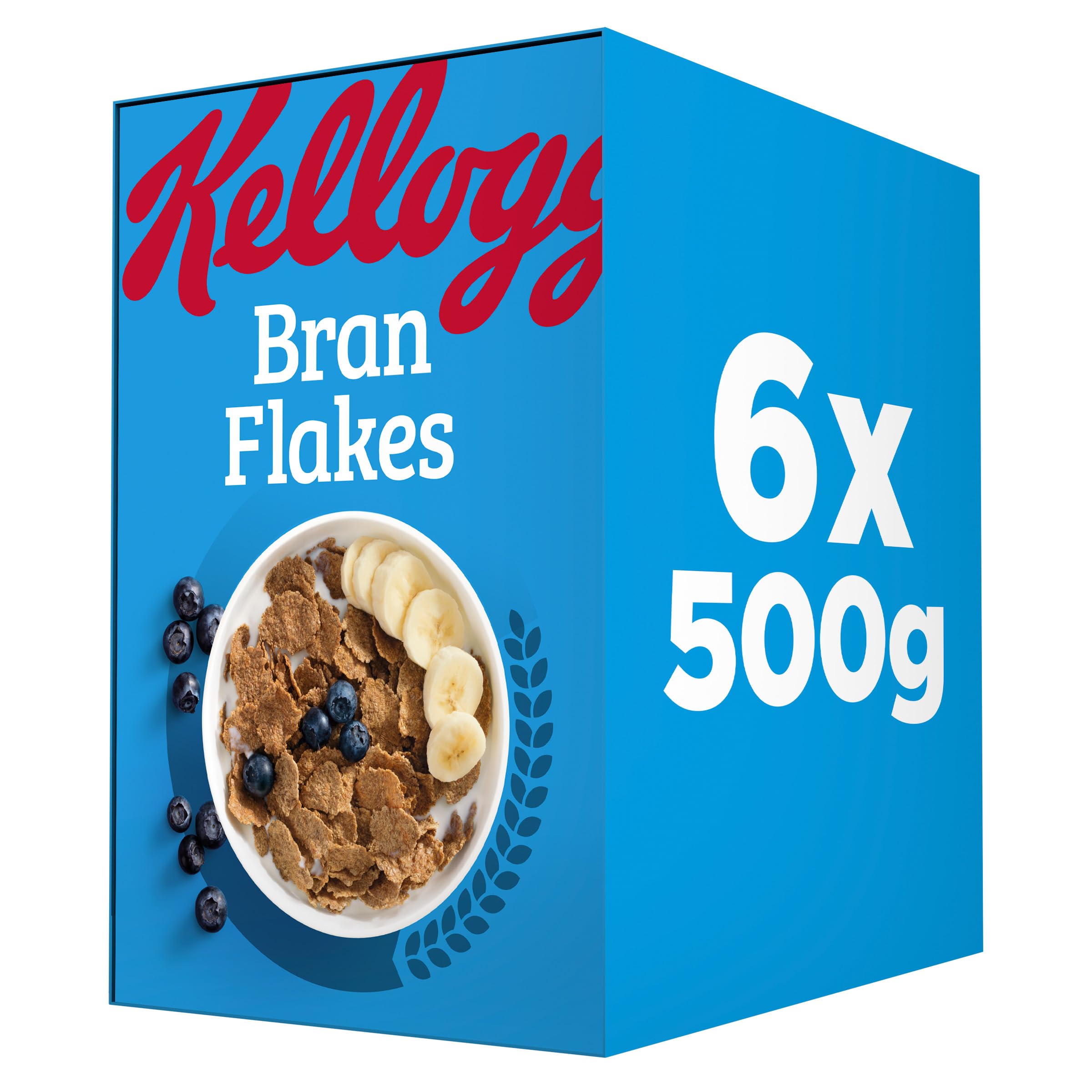 Kellogg's Bran Flakes Breakfast Cereal 6x500g