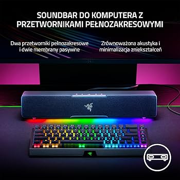 Razer Leviathan V2 X – listwa dźwiękowa do gier PC (sterowniki Razer Leviathan V2 X – listwa dźwiękowa do gier PC (sterowniki