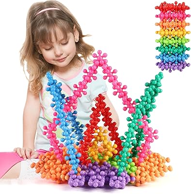 TOMYOU 200 Pieces Building Blocks Kids STEM Toys Educational Discs Sets Interlocking Solid Plastic for Preschool Boys and Girls Aged 3+, Safe Material Creativity