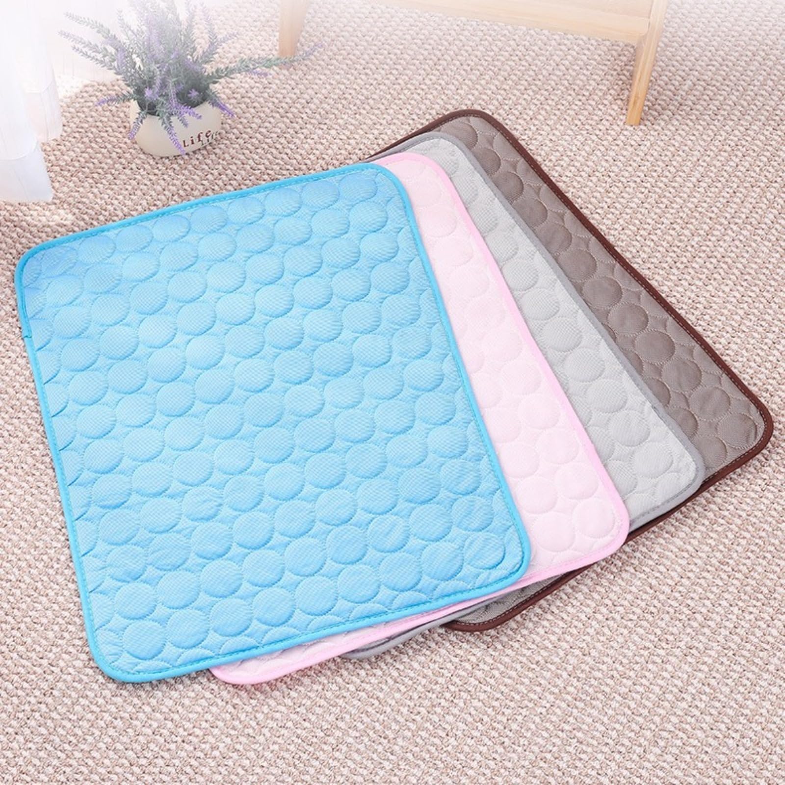Générique Kühlmatte für Hunde, Pet Cooling Mat, wasserdicht und leicht zu reinigen, geeignet für kleine und große Haustiere, Frischematte für Katzen
