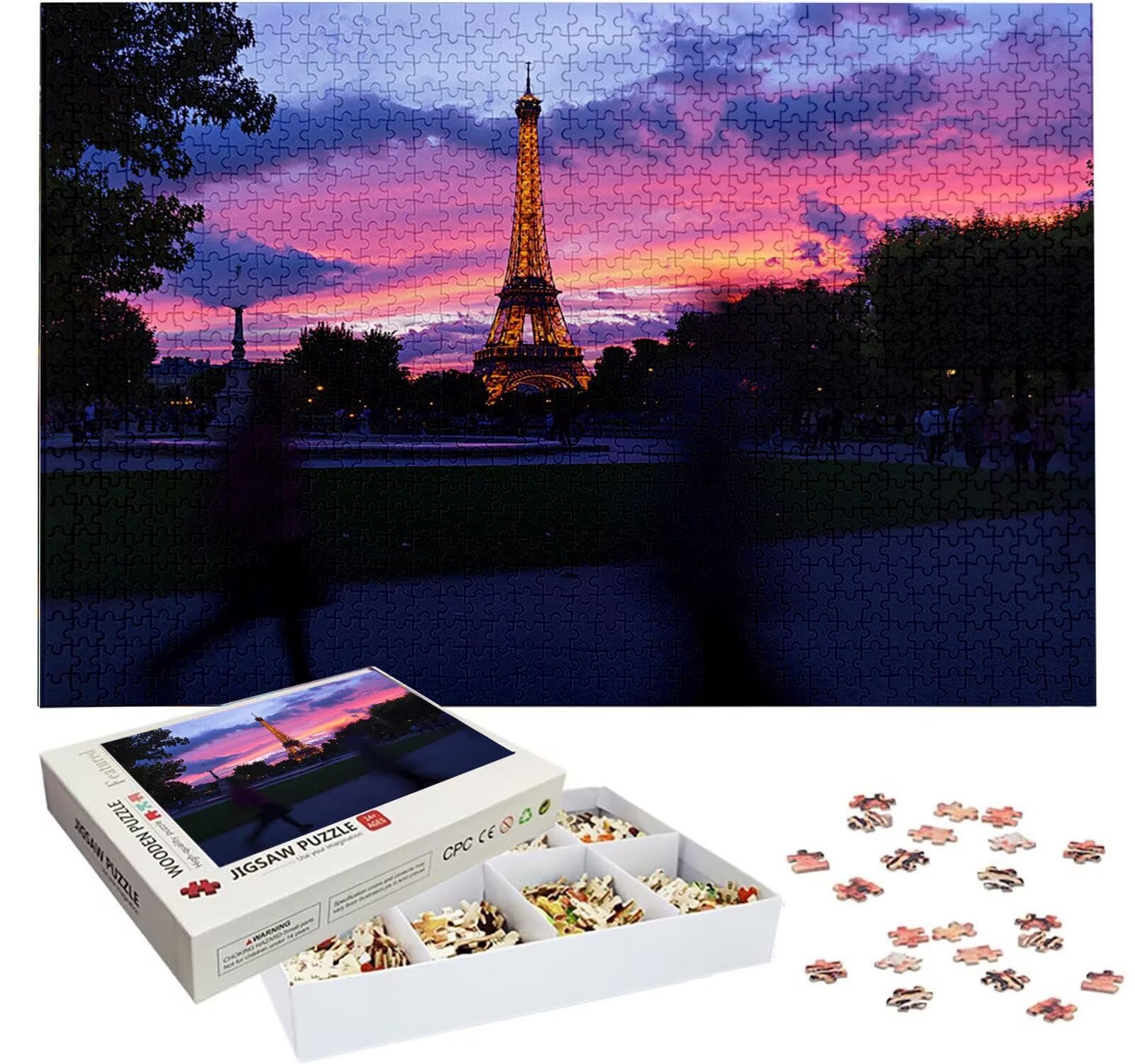 Puzzle Personalizado con Foto, Personalizada Rompecabezas Personalizado Diseña tu Logo Foto o Texto, Personalizado Navidad Halloween San Valentín Parejas Niños Familia Amigos h-3173