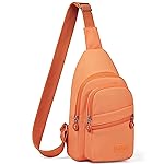 Banelu Crossbody Bags for Women, Small Cross Body Bag Sling Backpack - Orange
