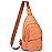 Banelu Crossbody Bags for Women, Small Cross Body Bag Sling Backpack - Orange