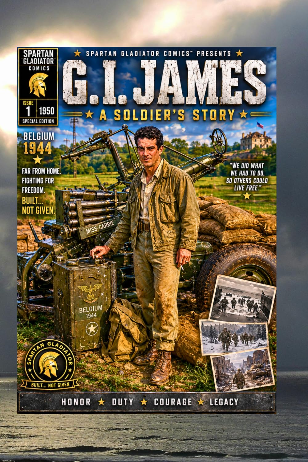 Spartan Gladiator Built... Not Given: GI James A Soldier's Story Issue #5
