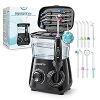 Aquapik 100 Idropulsore dentale professionale Water Flosser con 8 Ugelli Multifunzione