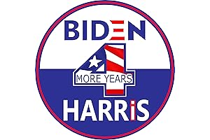 Biden Harris 4 More Years Sticker | Joe & Kamala President-ial Political...