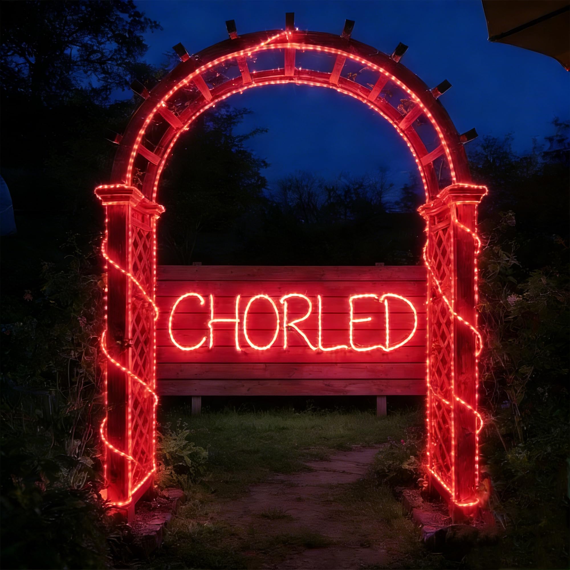 Wasserdichte LED Lichtschlauch, anschließbar & flexibel mit 8 Modi, Außenbeleuchtung für Deck, Garten, Pool, Hof und Weihnachtsdekoration (Rot, 100 Fuß)