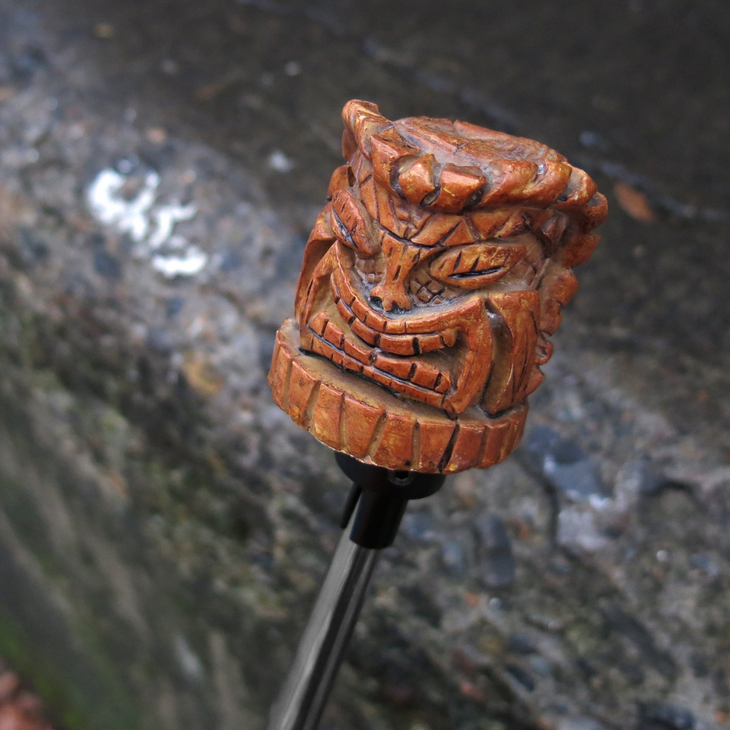 Amazon.co.jp: American Shifter 14611 Tiny Tiki シフトノブ: 車＆バイク