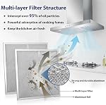 Filtre en aluminium Allure pour hotte, 2 pièces, pour Broan QS1 & WS1 11-3/4 po x 14-1/4 po x 3/8 po, filtre de remplacement pour BPS1FA30 99010299 99010305 AP3378953 et plus