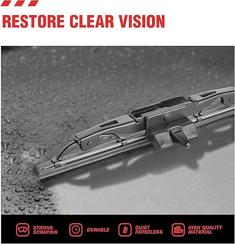 Miniatura 2 de Limpiaparabrisas trasero de 10 pulgadas compatible con Toyota FJ Cruiser 2014 2013 2012 2011 2010 2009 2008 2007 (paquete de 1) 10-F