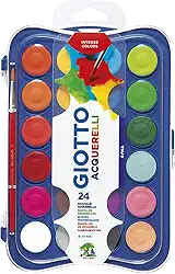 Aquarela 30mm, Giotto, 352400, Acquarelli, 24 Cores