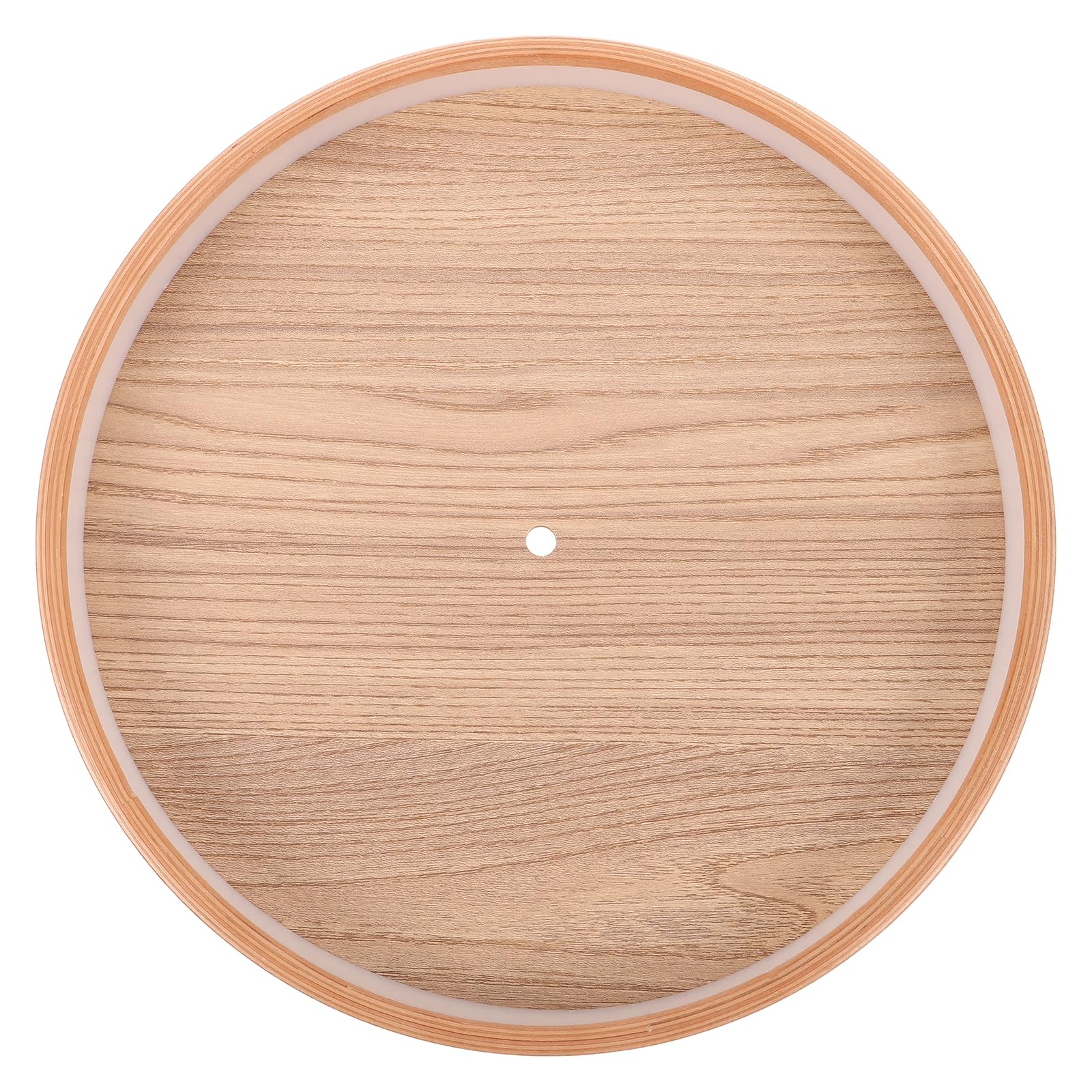Cadre horloge murale bois résistant aux rayures avec bordure fine pour quartz