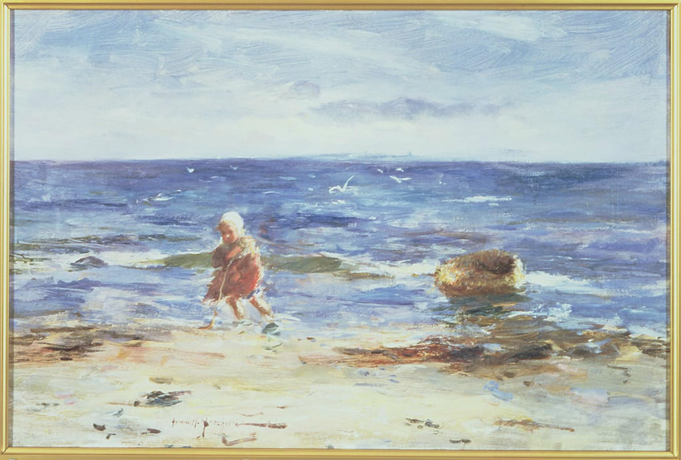 SERENDIPITP Retro Picture Poster Wall Art Pictures Painting in Tow by Robert Gemmell Hutchison Wall Art Canvas Print for Wall Decor 60x90cm