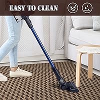 Vista 3 de ANTPOP Alfombra de pasillo de 3 x 8 pies, para interiores y exteriores, con parte trasera de goma, alfombra lavable para pasillo, entrada, cocina