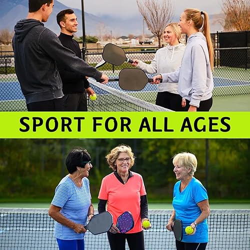 Miniatura 4 de Bolas de pickleball para interiores, juego de bolas de pickleball compatibles con USAPA (40 agujeros, paquete de 4)