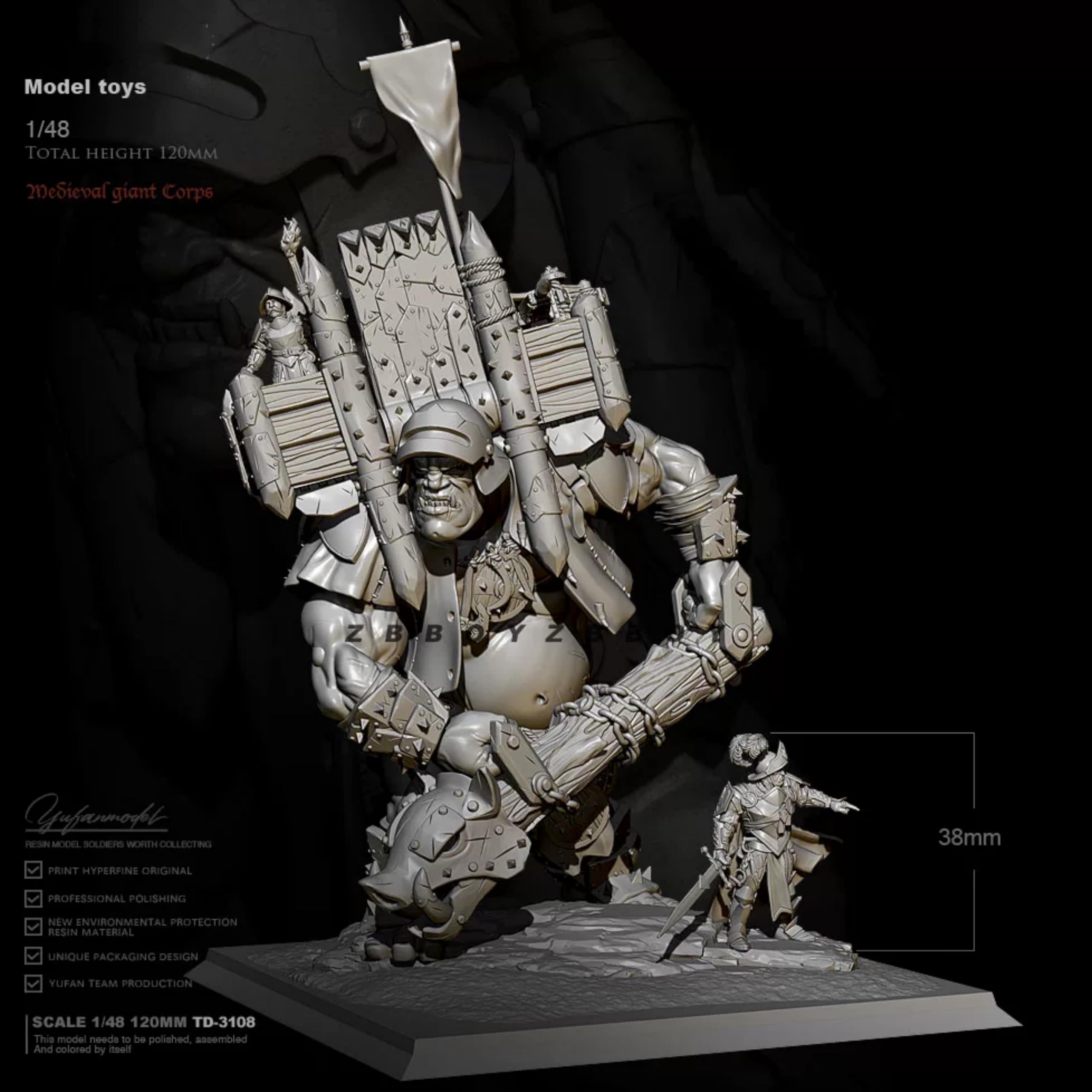 120mm Sci-Fi Samurai Krieger Resin Modellbausatz unbemalt und unmontiert //L6b8J9