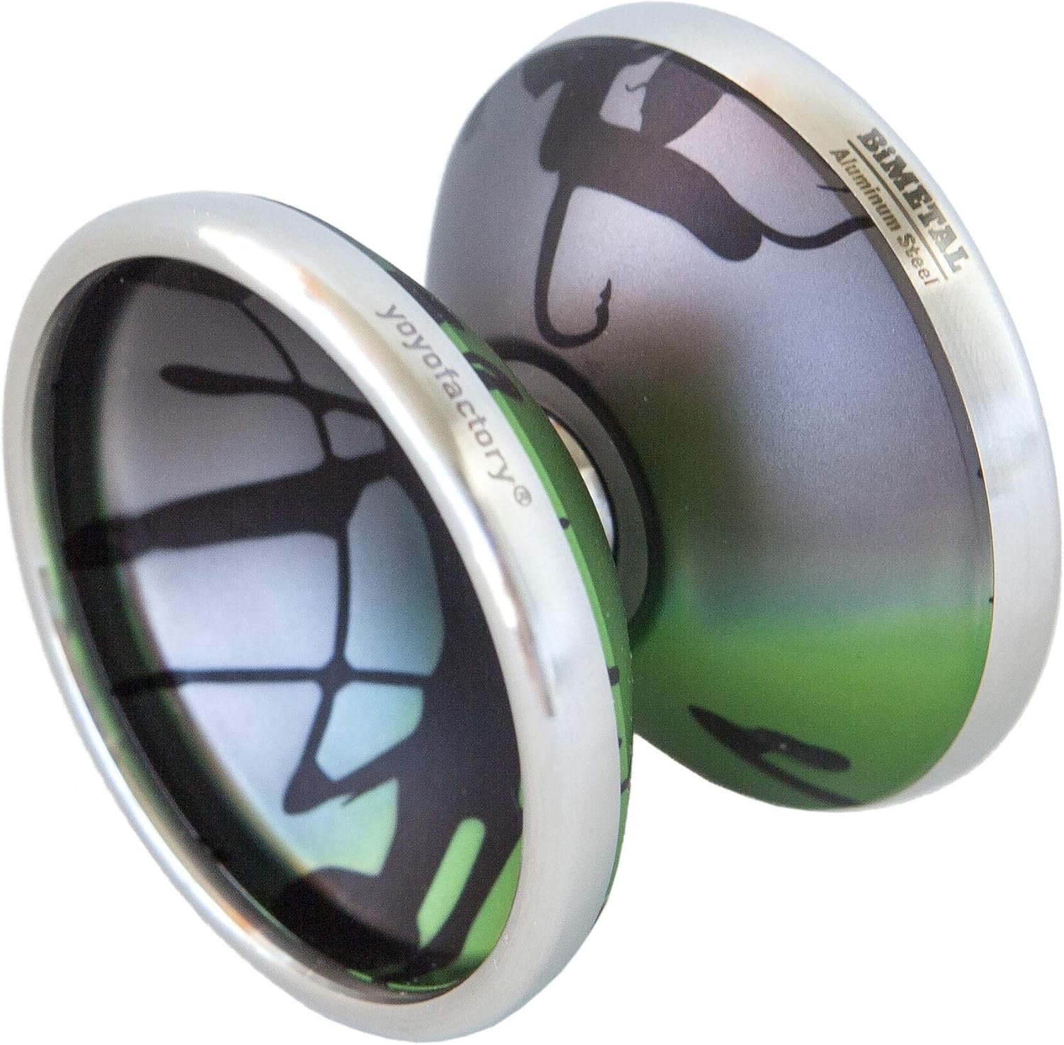 Amazon.com: BiMetal Yoyo (Green-Splash 