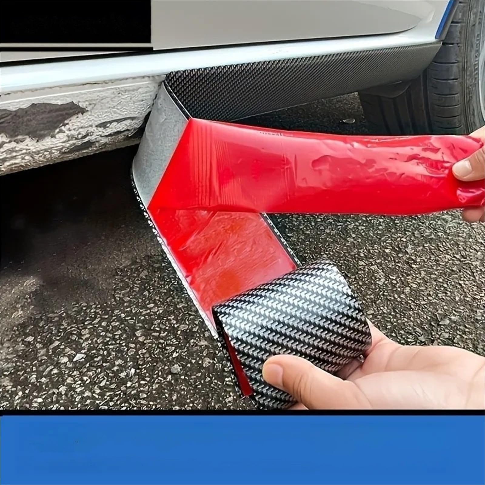 Parabrisas de Ventana Lateral Trasero Ajuste para Sedan/SUV Protector de Falda Lateral de Coche Universal(7CM x 1M)