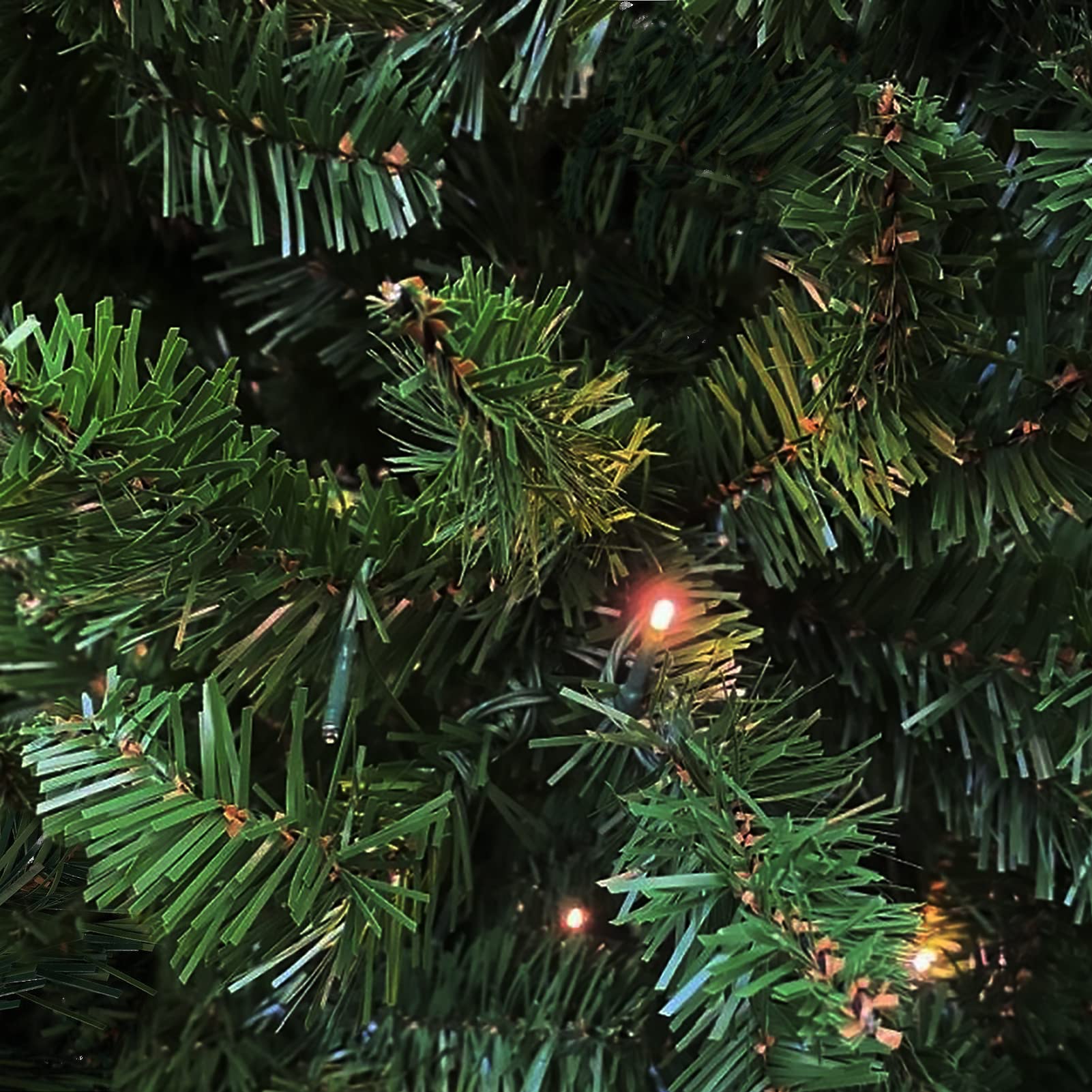 Dmora - Sapin de Noël Edimburgo, Sapin artificiel extra épais, véritable Sapin effet PVC, 500 branches, hauteur 180 cm