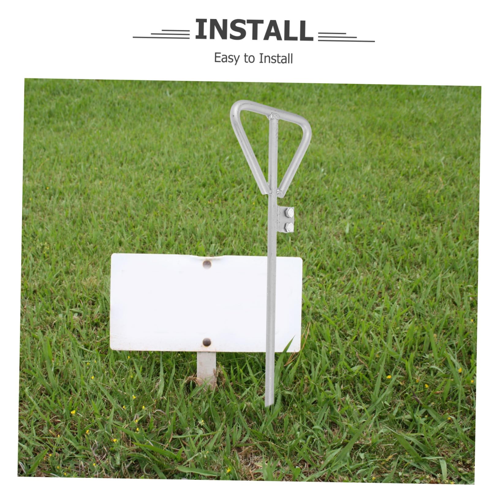LIFKOME Messa Terra Zincato per Recinzioni Elettriche Parabole Satellitari e Sistemi di Terra Kit Perno di Messa in Ferro per Uso Esterno e Domestico Facile Installazione