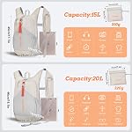 BECOJADDE 15L Small Hiking Backpack for Men Women Foldable Packable Back Pack Ultralight Hiking Daypack for Travel Camping