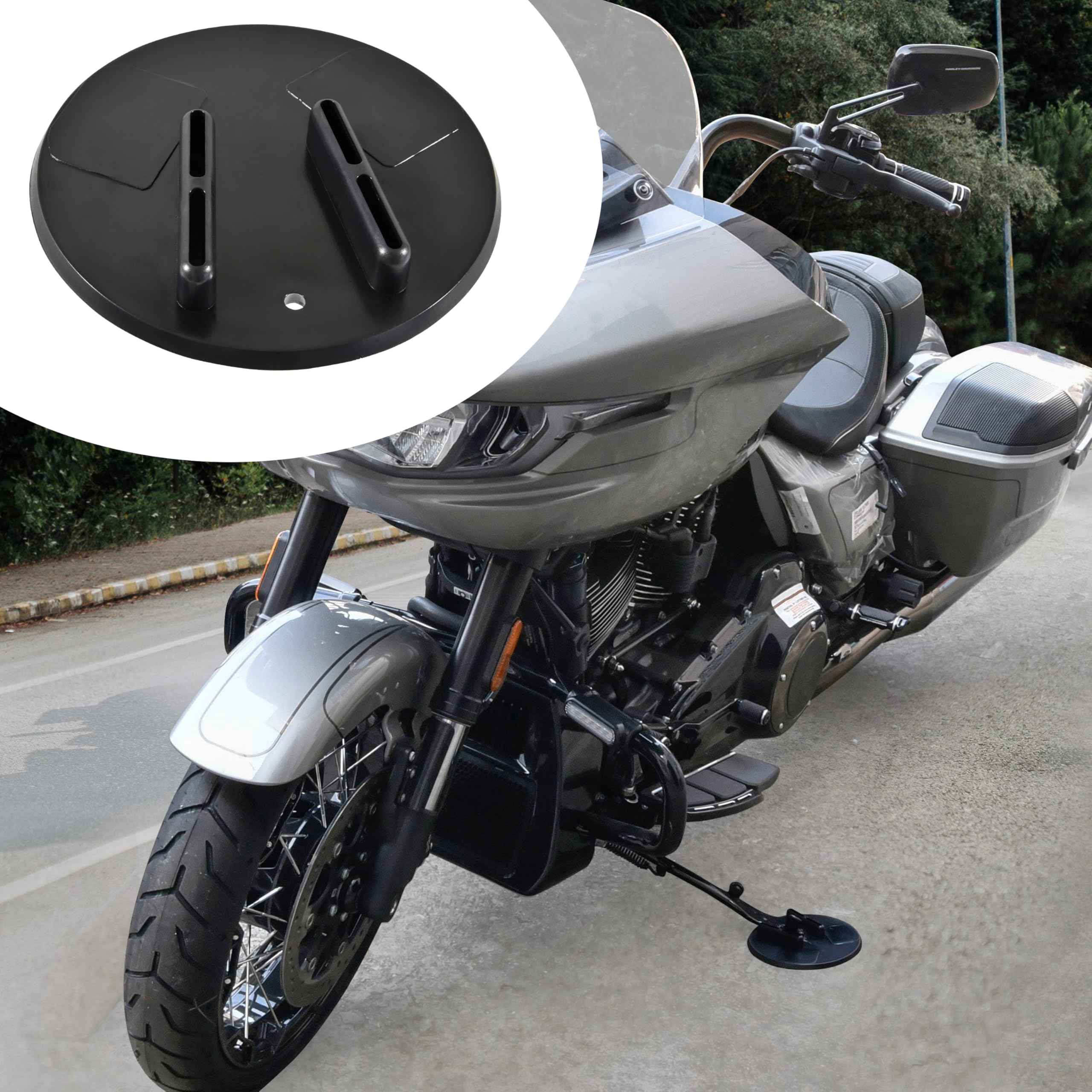 Amazon.com: VEISUTOR Jiffy Stand Coaster, Motorcycle