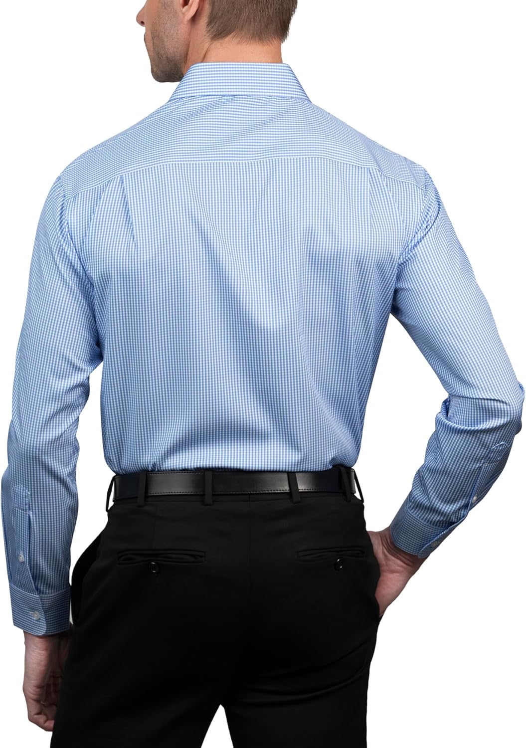 Nautica Regular Fit Long Sleeve Button Down Dress Shirts for Men - Wrinkle Free Long Sleeve Shirt Mens Formal 4-Way Stretch - Image 3