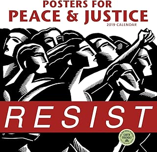 Posters for Peace & Justice 2019 Wall Calendar: A History of Modern Political Action Posters - coolthings.us