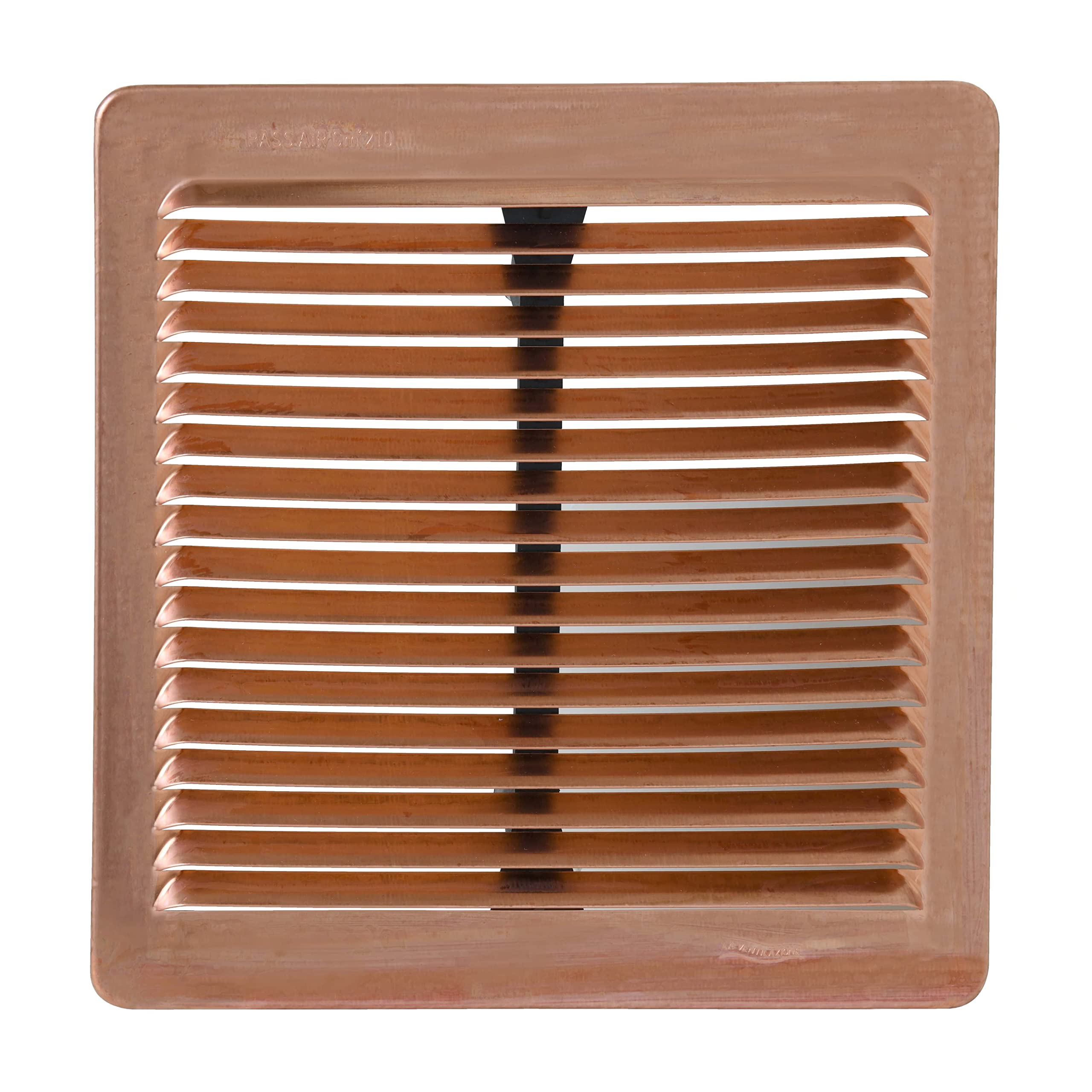 La Ventilazione LAM2323RA Griglia di Ventilazione quadrata con molle, Rame, 228x228 mm