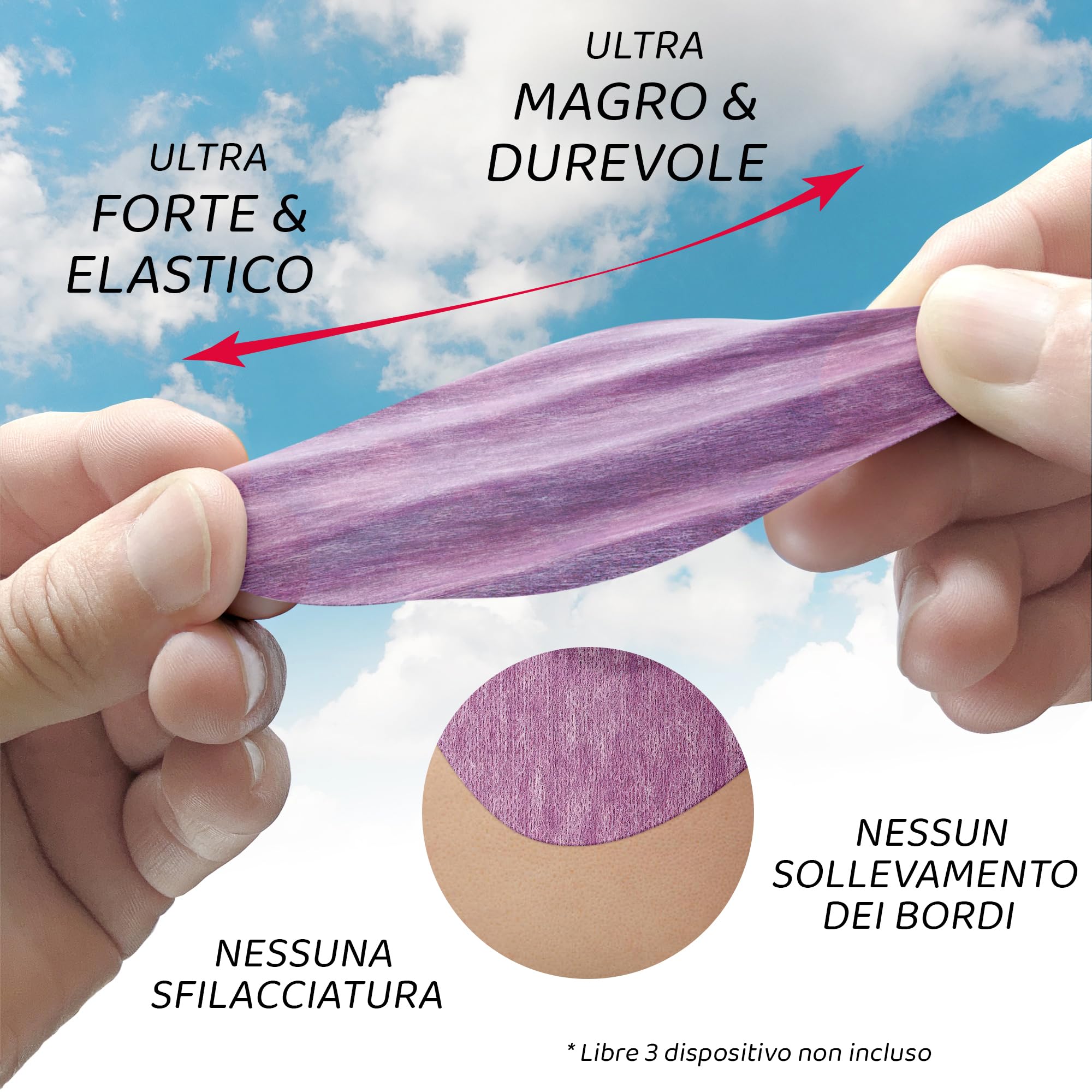 Not Just a Patch Coperture per Sensore Air Libre 3 Plus (Confezione da 20) – Cerotti Adesivi Sottili, Resistenti e Leggeri con Aderenza Ultra Forte di 14 Giorni