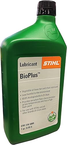 Miniatura 1 de STIHL BioPlus 0781 516 5009 aceite para barra guía y cadena, de 1 cuarto de galón