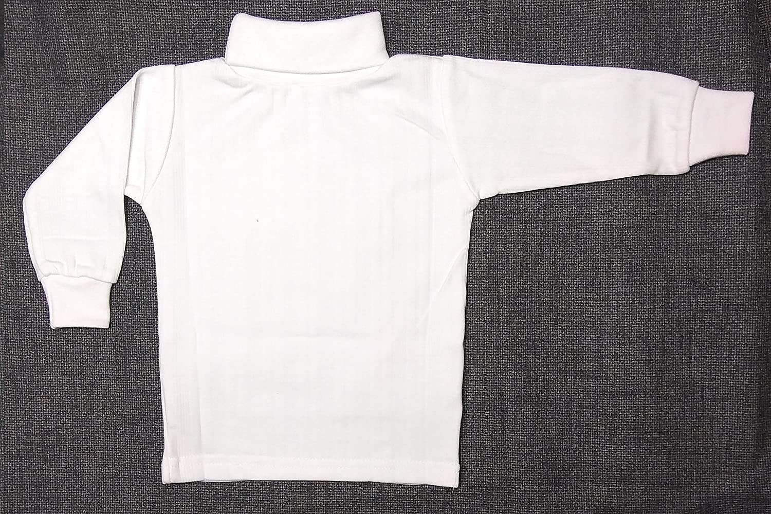 TANGY Kids Baby Boys and Baby Girls Full Sleeves High Neck T-Shirt (White,3-4 Years) 2