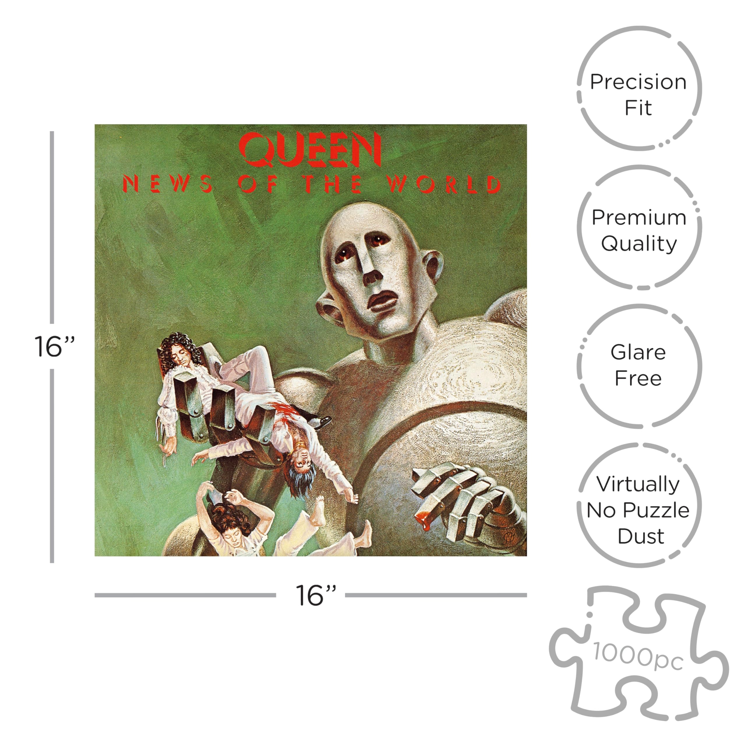 QUEEN NEWS OF THE WORLD ジグソーパズル完成品(額付) Amazon.com: Queen News of The World (1000 Piece Jigsaw