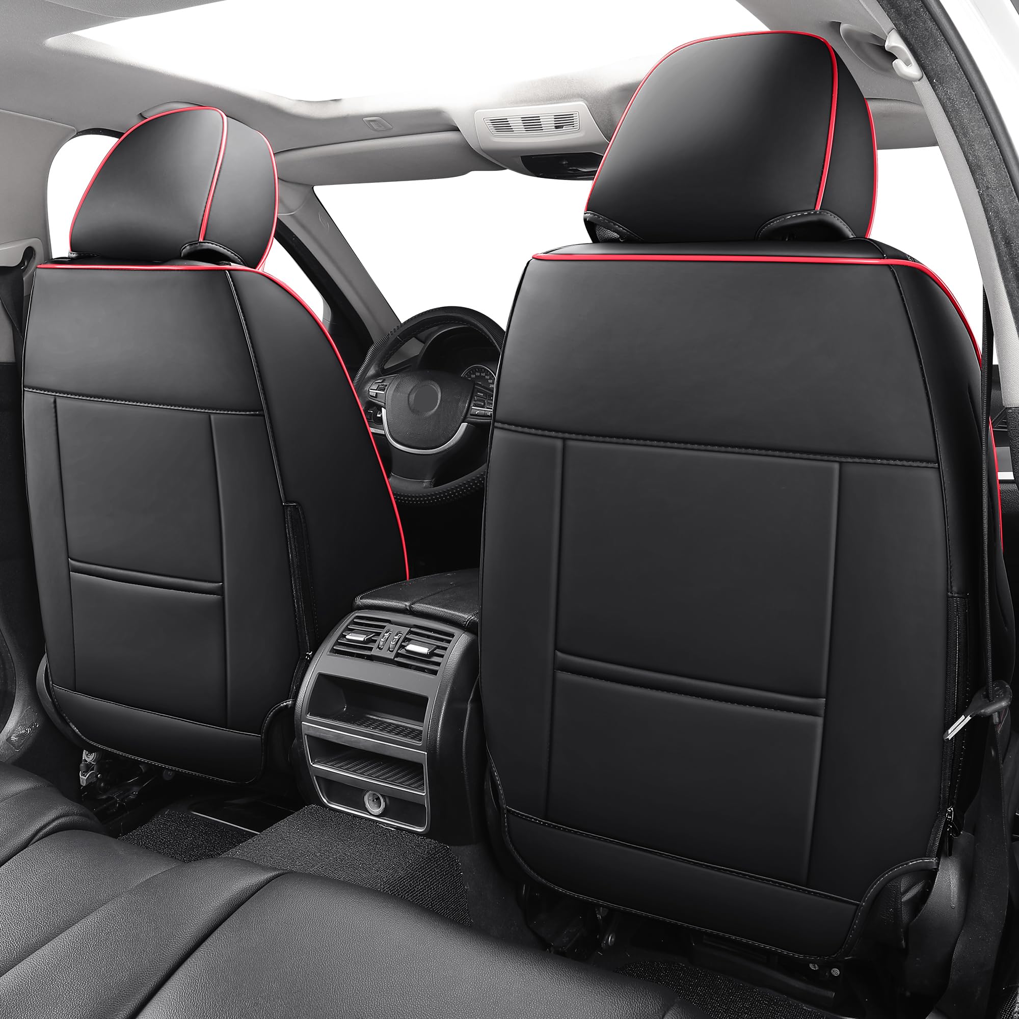 WANGIRL Housse Siege Voiture Universel Cuir En Imperméable