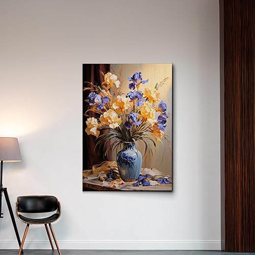 Provence Blooms, Acrylic Iris Prints, Captivating Canvas Wall Art Celebrating the Beauty of Flowers, Wall Art, Art Decor disponible en Yaxa Guatemala