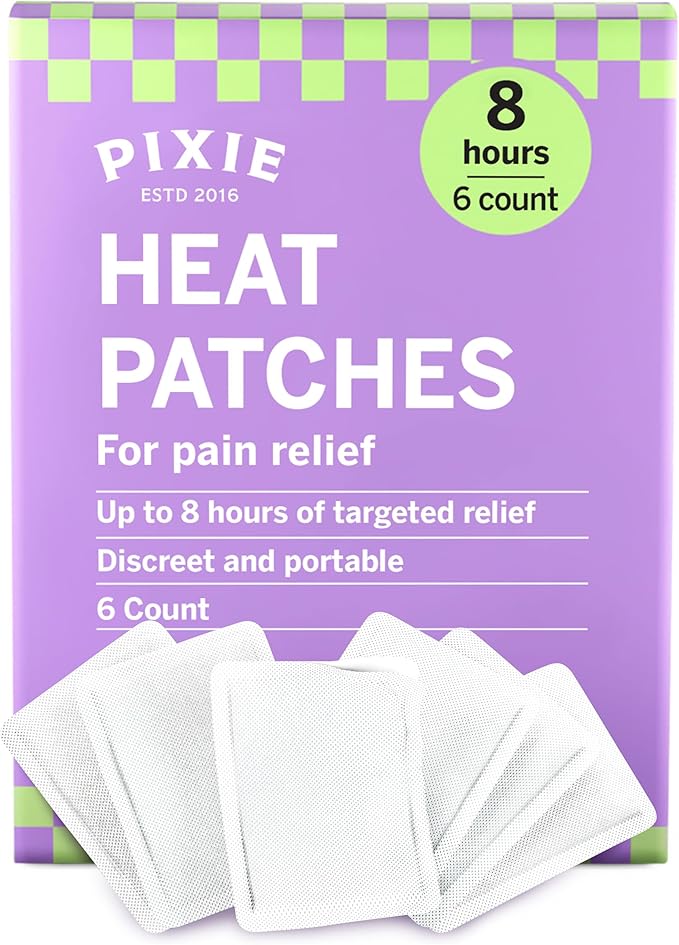 Amazon.com: Pixie Period Cramps Menstrual Pain Relief Heat Patches ...